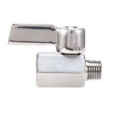 4X 1/4Inch 304 Stainless Steel Valve,Female NPT X Male NPT Thread, Shut-Off Valve