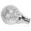 Sportlicher Schaltknopf silber rund Universal 8
