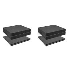 Grid Foam -Foam, 4 Stycken 400X300X50 mm/4 Stycken 400X300X10 mm, Verktygslåda Kamerafodral Skum, Case Insert, Verktyg