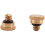 20PCS 10/24 Screw Thread Brass Misting Nozzle Plug Low Pressure Atomizing Mist Nozzle for Outdoor Cooling System 5