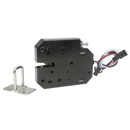 Small 12V 1.5A Electronic Lock  Release Assembly Electromagnetic Control Metal Safety Magnetic Lock 2