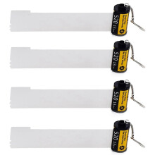 4Er-Pack Sublimations-Speicherfilmrollen-SchlüSselanhäNger, Doppelseitiger Sublimations-Rohling-Kamerafilmrollenkanister-SchlüSselanhäNger