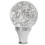 Sportlicher Schaltknopf silber rund Universal 4