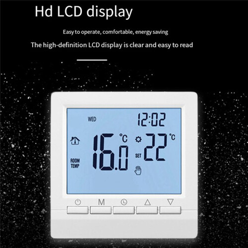 Wall Mounted Heating ThermostatTemperature Regulator for Boilers Weekly Programmable Thermostat 1