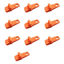 10 Uds. Abrazadera de Cuerda para Toldo, Abrazadera para Lona, Clip para Lona, Tienda Reutilizable, Clip de Cocodrilo, Clip para Toldo de Tienda para