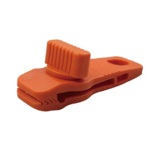 10Pcs Awning Rope Clamp Tarp Clamp Tarp Clip Reusable Tent Crocodile Clip Tent Canopy Clip for Awnings Camping Orange