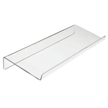 Acrylic Keyboard Stand 40 x 13.5 x 4 cm Ergonomic Tilted Holder for Typing Comfort and Desk Organization