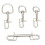 4PCS Bolt Snap Hook, Trigger Snaps Metal Clips for Diving, Dog Leash 1