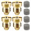 1.1 mm Orifice for Foam Cannon and Foam Maker,Universal Thread Nozzle Tips and Mesh Filter for Snow Foam Lance, 4-Pack 1