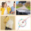 6 Pcs Silicone Beadable O Ring, 65Mm Round Silicone Loop with 2 Hole Frame Silicone Pendant for Diy Keychain 5