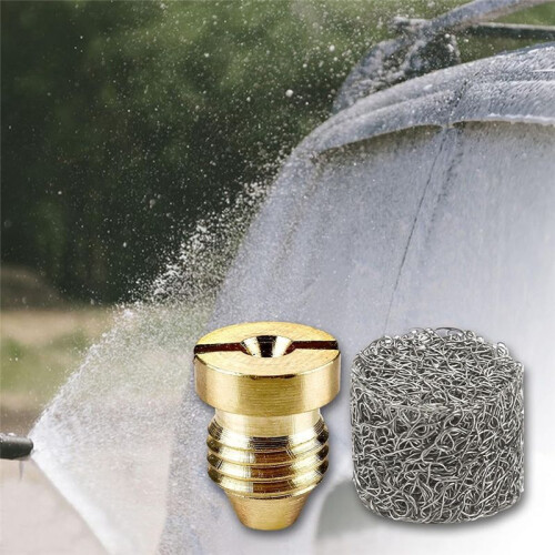 1.1 mm Orifice for Foam Cannon and Foam Maker,Universal Thread Nozzle Tips and Mesh Filter for Snow Foam Lance, 4-Pack 2