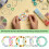 6 Pcs Silicone Beadable O Ring, 65Mm Round Silicone Loop with 2 Hole Frame Silicone Pendant for Diy Keychain 4