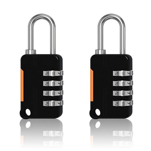 2PCS 4 Digit Number Combination Pad Lock Padlock Outdoor Waterproof Lock Suitcase Luggage Security Coded Lock