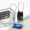 3 Digit Customs Code Lock Combination Locks Contrast Color Anti-Theft Padlock Portable Luggage Password Lock C 6
