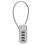 Gray Security Combination Padlock 4-Digit Combination Padlock Zinc Alloy Anti-Theft Suitcase 1