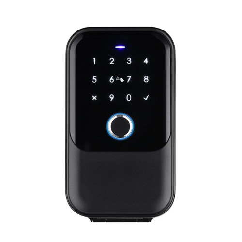 Waterproof Cover Safe Tuya Code Fingerprint  Wifi  Key Box App Remote Wall Mount Combination Door Lock Box 1