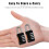 2PCS 4 Digit Number Combination Pad Lock Padlock Outdoor Waterproof Lock Suitcase Luggage Security Coded Lock 6