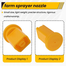 20 PCS RC Proteção de Plantas Agrícolas UAV Bicos de Pulverização de Ventilador Plano de Alta Pressão À Prova de Vento Anti-Drift Amarelo