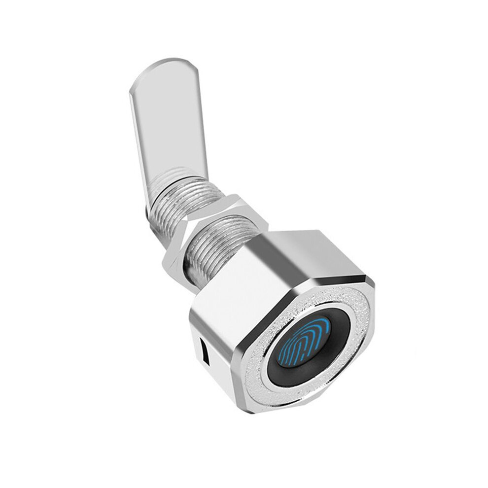 Tuya Smartlife App Remote Control Fingerprint Cabinet Drawer Strongbox Mailbox Electric Lock Silver L20mm 4713037786439