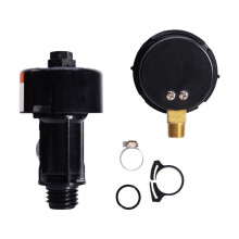 98209800 Soupape de Surpression Manuelle à Haut Débit/Ensemble de Soupape Manuelle de Surpression D'Air avec Manomètre pour Filtre de Piscine et de