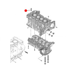 Engine Oil Pressure Regulator Valve 023533 9806914080 for  207 308 408 508  C4 C5 Cylinder Block Oil Valve
