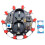 Lucky Turntable LED Light DIY Electronic Kit Welding Project Training Module DIY Kit for Learning Training,Finished 1