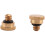 10PCS 10/24 Screw Thread Brass Misting Nozzle Plug Low Pressure Atomizing Mist Nozzle for Outdoor Cooling System 3