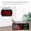Digital Thermostat Hygrostat Temperature Humidity Controller AC220V Regulator Heating Cooling Control ECS-961NEO 8