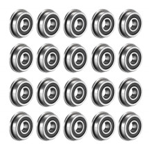 20Pcs F695-2RS Bearing 5X13X4mm Flanged Miniature Deep Bearings F695RS for VORON Mobius 2/3 3D Printer