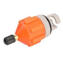 Paddle Air Nozzle Kayak Air Valve Adapter -Board Pump Inflatable Adapter Pump Air Inflator Connector Tool(Orange)