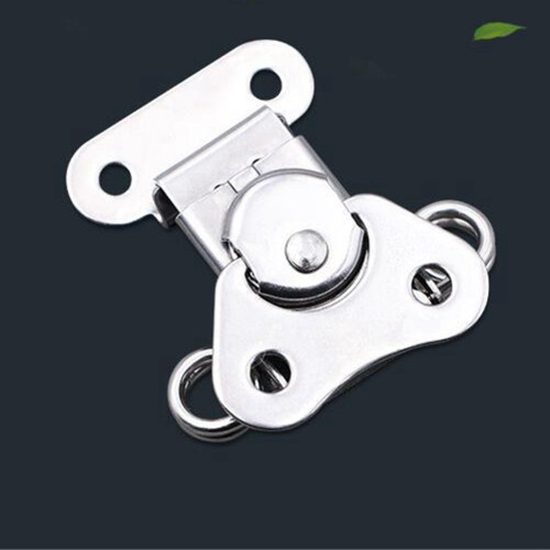 304 Stainless Steel Draw  Butterfly with Keeper and Spring Twist Lock for Case, Assembling Boxes, (6 Pieces) 1