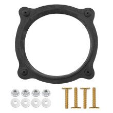 385310063 Reemplazo del Kit de Montaje y Sello de Brida de Piso para Inodoro Select /Sealand RV, Color Negro
