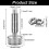 2 Pcs Hand Retractable Spring Plunger Stainless Steel Lock Out M6 Type Quick Release Pins for Rolling Toolbox Packout 7