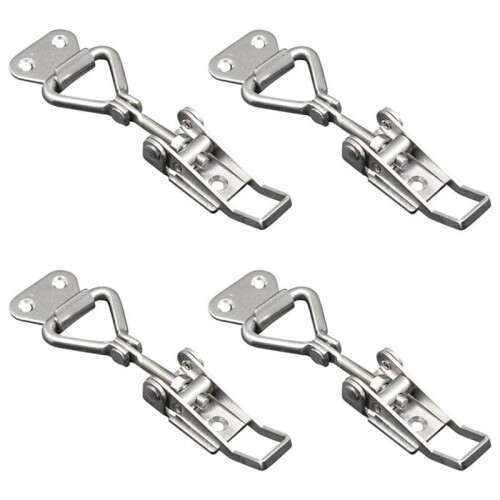 4 Pieces 90 Degree Right Angle Adjustable Buckle Vertical Quick Clamp Box Buckle  Clamp Right Angle Buckle