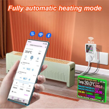 Tuya Wifi Termostato Tomada 16A AC220V Controlador de Temperatura Digital Tomada Tomada Temporizador Interruptor Sensor Plugue UE