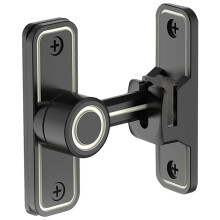 Heavy Duty Gate Vergrendelingen 90 Graden Haakse Schuur Deurslot Antidiefstal Schuifdeurslot Vergrendeling voor Tuin Lichtgevend Zwart