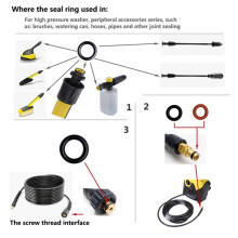 O-Ring voor K3 K4 K5 K6 K7 Lans Slangmondstuk Reserve O-Ringafdichting 2.640-729.0 Rubberen O-Ring Hogedrukreiniger
