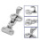 Marine Grade Boat Door Hatch Anti-Rattle Latches, Hold Down Clamp Latches, Solid Construction, Lockable,(2 PCS) 2