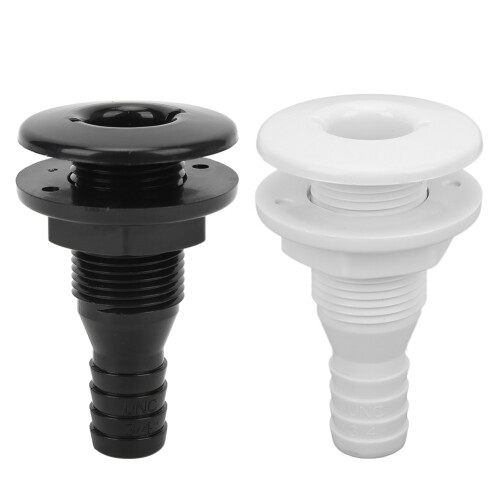 Dreno de áGua Do  Embornal ABS 3/4 Polegadas Branco AtravéS Do Conector Do Casco Mangueira Acoplamento SaíDa de Dreno Hardware de SubstituiçãO 1