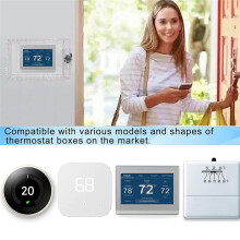 Caixa de Trava de Termostato Universal com Tampa de Chave de Termostato para Termostato Na Parede Se Encaixa em Termostatos de 7X4,5 Polegadas ou