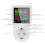 Tuya  Home Wifi Socket AC Voltmeter Digital Thermostat with Timing  Sensor Probe Cooling and Heating EU Plug 8