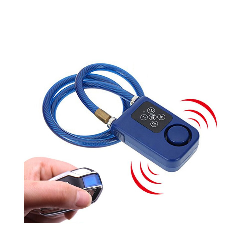 Cycling Security Lock Wireless Remote Control Anti-Theft Vibration Alarm Lock Electric Motorcycle Code Chain Lock 6031417107789