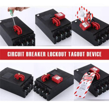 Circuit Breaker Lockout Device Lockout Tagout Tag Kit Breakers Lockout Universal Electrical för Lock Out Tag Out Set