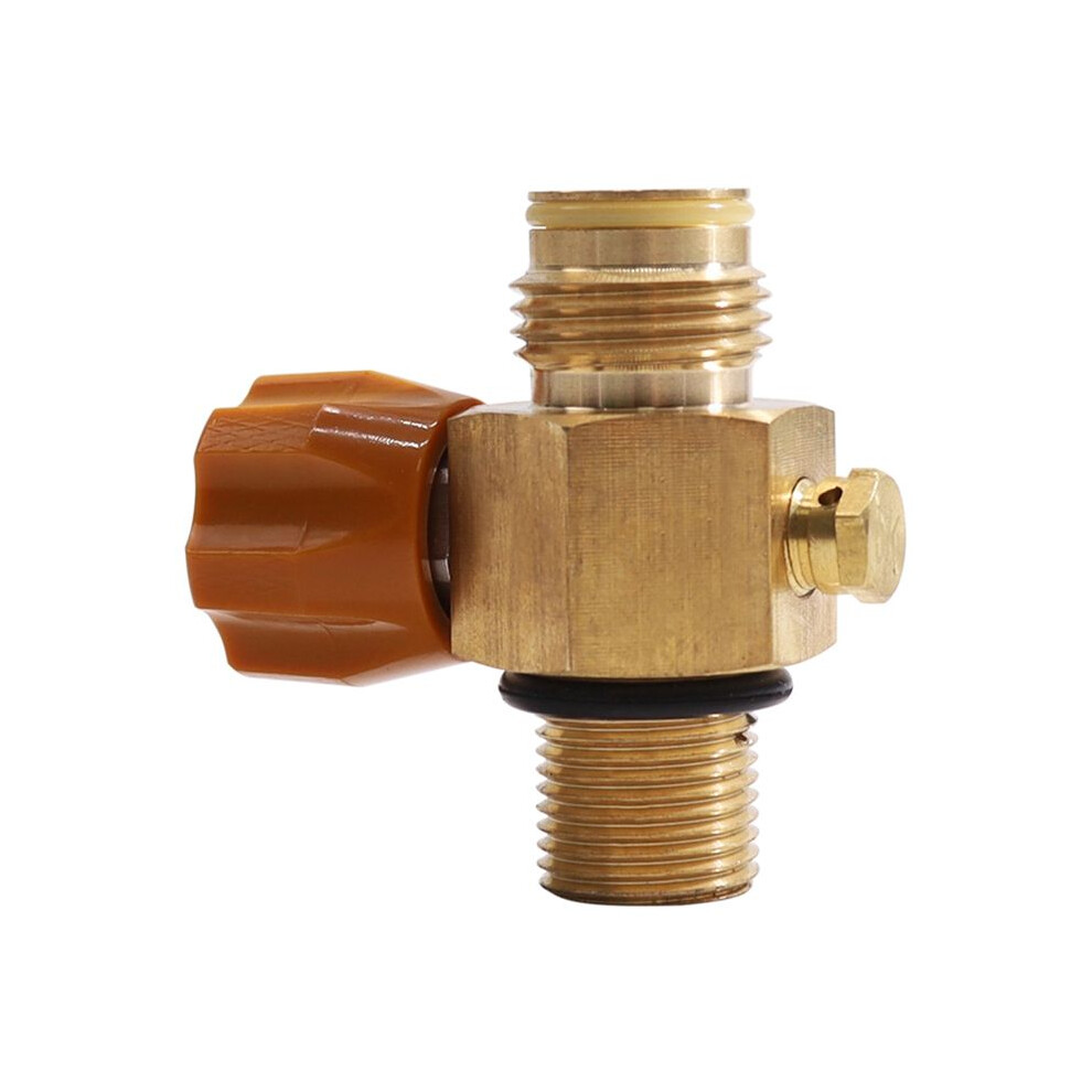 Co2 Tank Adapter,G1/2 14 M18x1.5 Refill Co2 Valve Adapter Thread Converter Co2 Tank Adapter Converter Co2 Refill Adapter 4711734913981