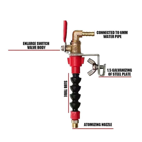 Dust Collector Water Spray System Dustproof Marble Brick Tile Cutter Angle Grinder Cutting Nozzle 1