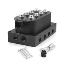 Luchtvering Verdeelstukventiel Magneetventiel 1/4 1/8Inch NPT Snelle Airbagbediening Fbss VU4 (0-300Psi)