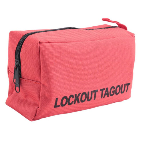 Electrical Lockout Tag Kit, Hasp Set, Clamp and Universal Multi-Pole Circuit Breaker Lockout, Strap, Carrying Case Set