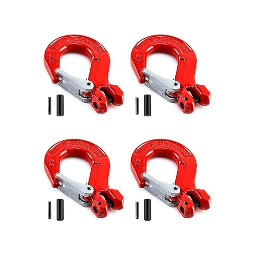 Clevis Hook With 4 Pack, 5/16Inch, 2470 Lbs Load Limit, Grade 80 Drop Alloy Steel 4711256707624
