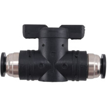 8mm Push Connect Valve Valve 8mm Air Flow Control Valve Quick Connect Valve Tube Fittings 3 Pack
