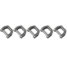 5X Fivela Tipo D Multifuncional Fivela de Titânio Completo Chaveiro Fivela de Carro Fivela Ao Ar Livre Ferramenta EDC Ferradura Fivela-S